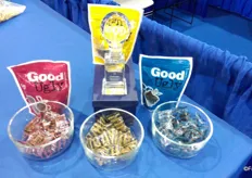 Great Lakes International Trading's "Good & Ugly" Fruit and Nut Bites won the Innovations Award at the show.